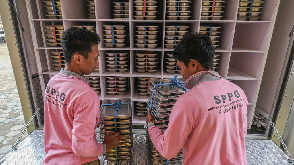 Penerima manfaat program MBG di Kendari