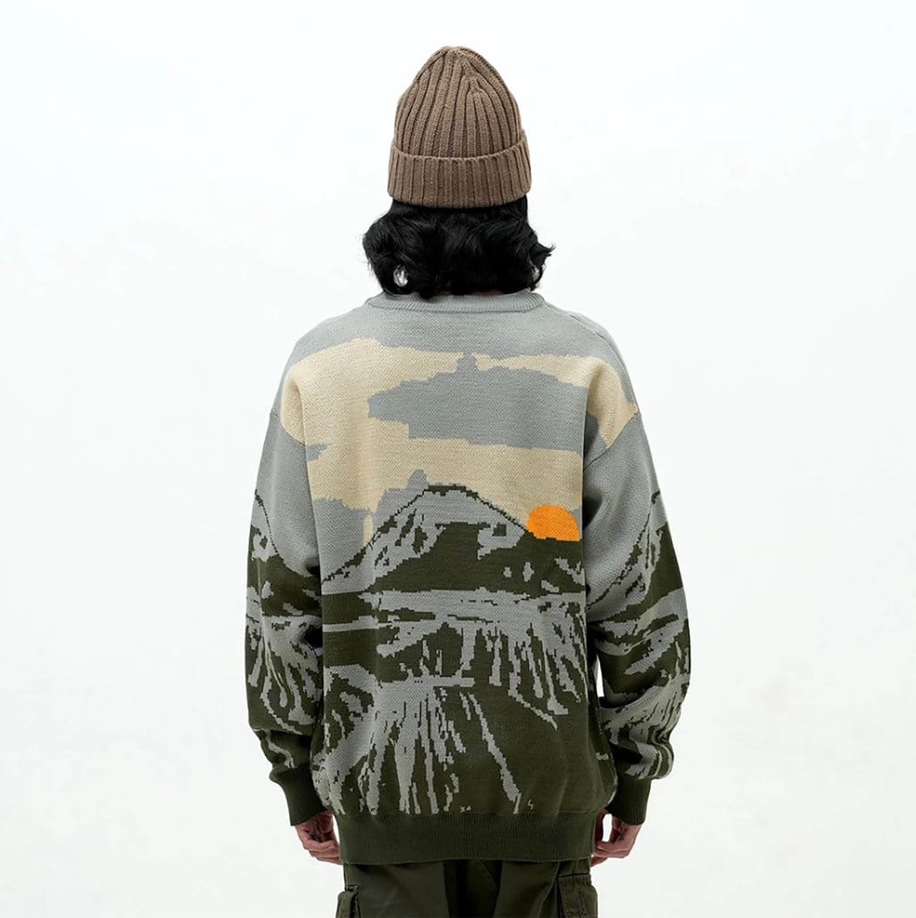Roughneck 1991 Grey Mount Bromo Knitwear