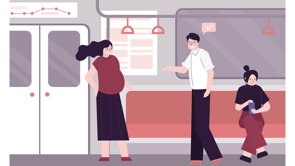 ilustrasi kompas moral manusia