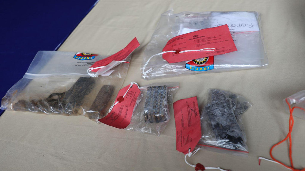 Konferensi pers mengenai perkembangan penanganan kasus penembakan dua orang WN Australia, Senin (21/07/2025). (FOTO/Polda Bali) Konpers Kasus Penembakan WN Australia