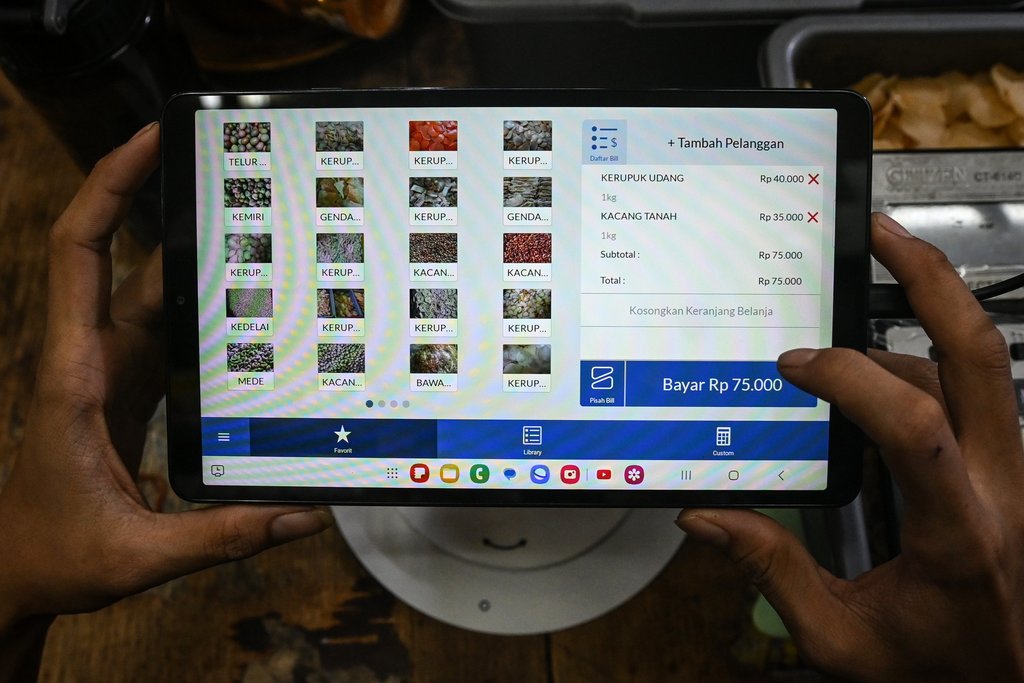 Digitalisasi pasar di Jakarta