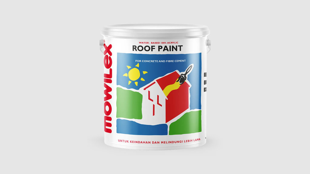Mowilex Roof Paint Cat Atap Genteng 2,5 L. FOTO/mowilex.com Mowilex Roof Paint
