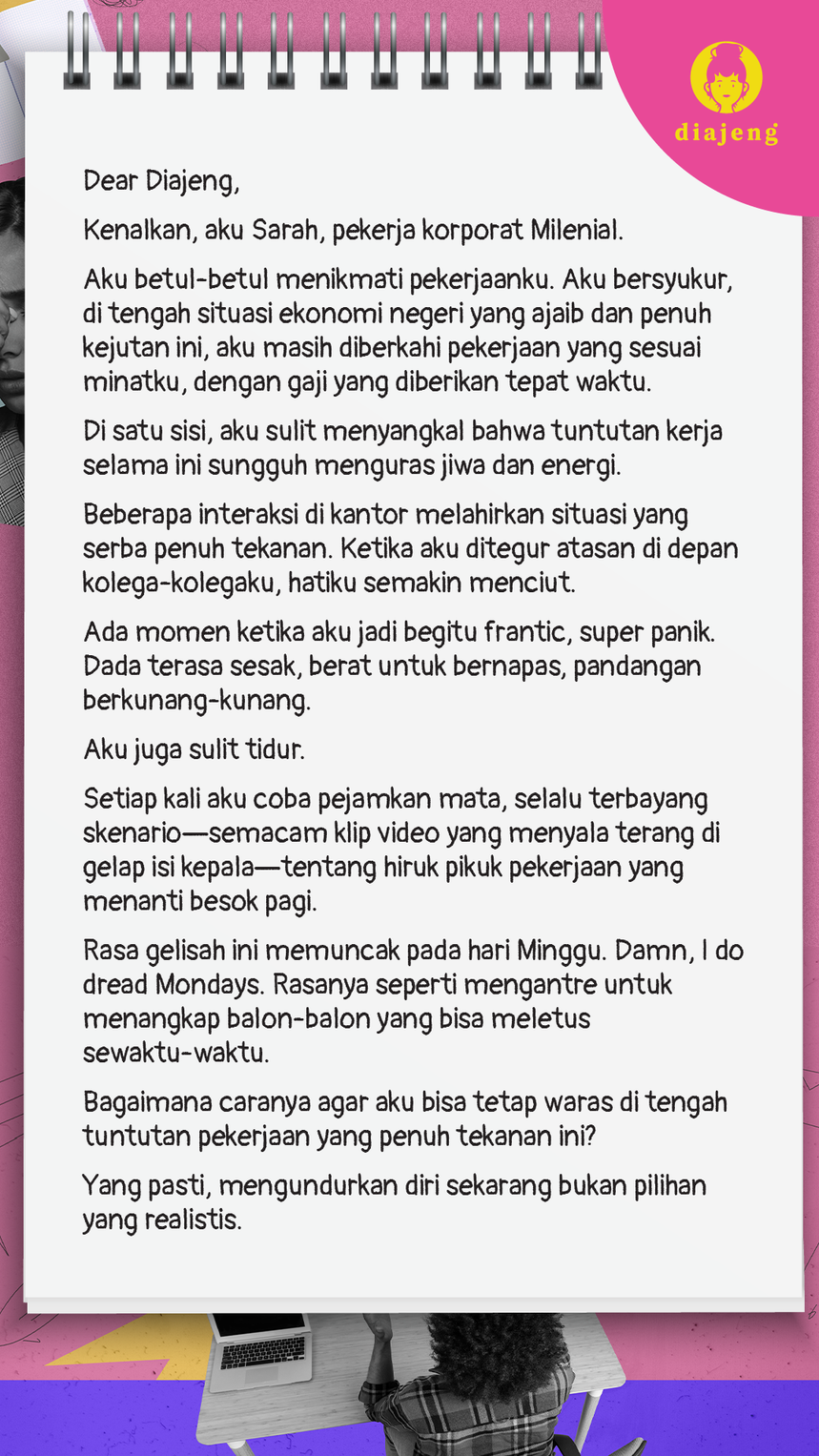 Surat program Dear Diajeng