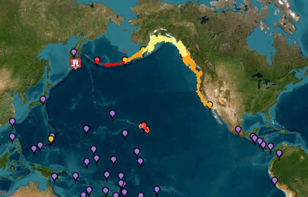 Peringatan Tsunami Pantai Timur Rusia