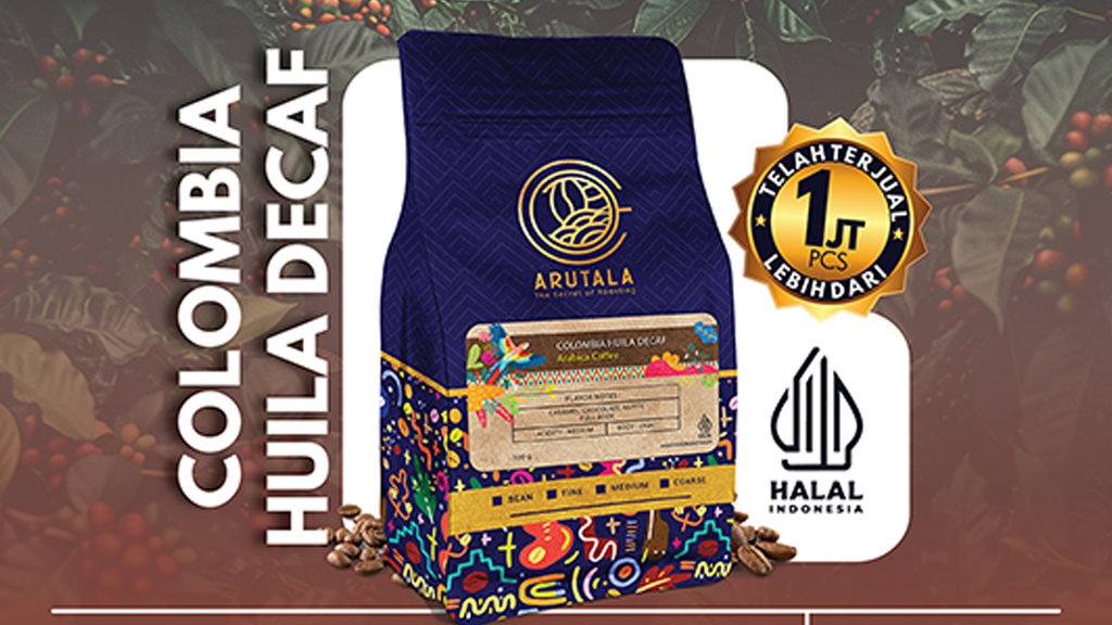 Arutala Arabika Colombia Huila Decaf. FOTO/arutalacoffee.com Arutala Arabika Colombia Huila Decaf