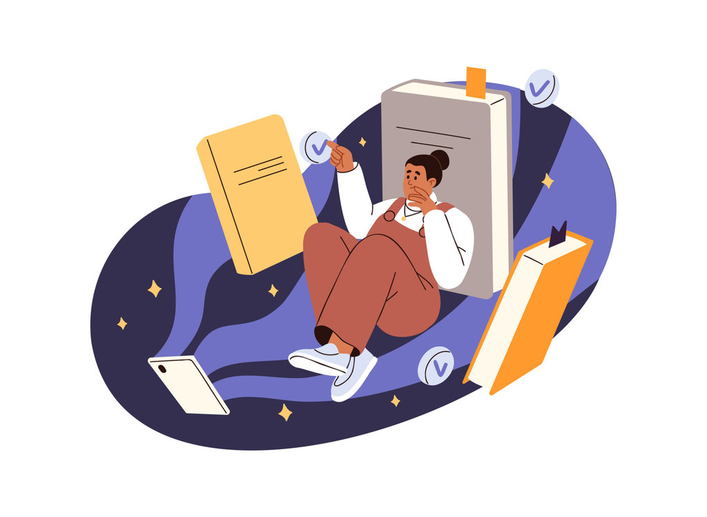 Ilustrasi tren baca buku. FOTO/iStockphoto Ilustrasi tren baca buku