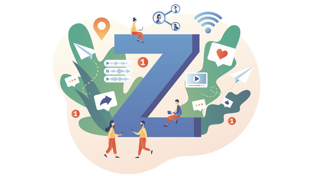 Ilustrasi Gen Z