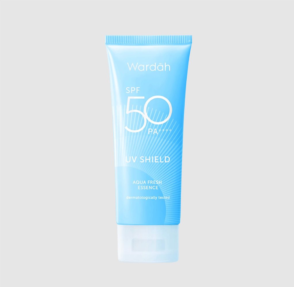 Wardah UV Shield Aqua Fresh Sunscreen Serum SPF 50 PA++++. foto/Wardah Wardah UV Shield Aqua Fresh Sunscreen Serum