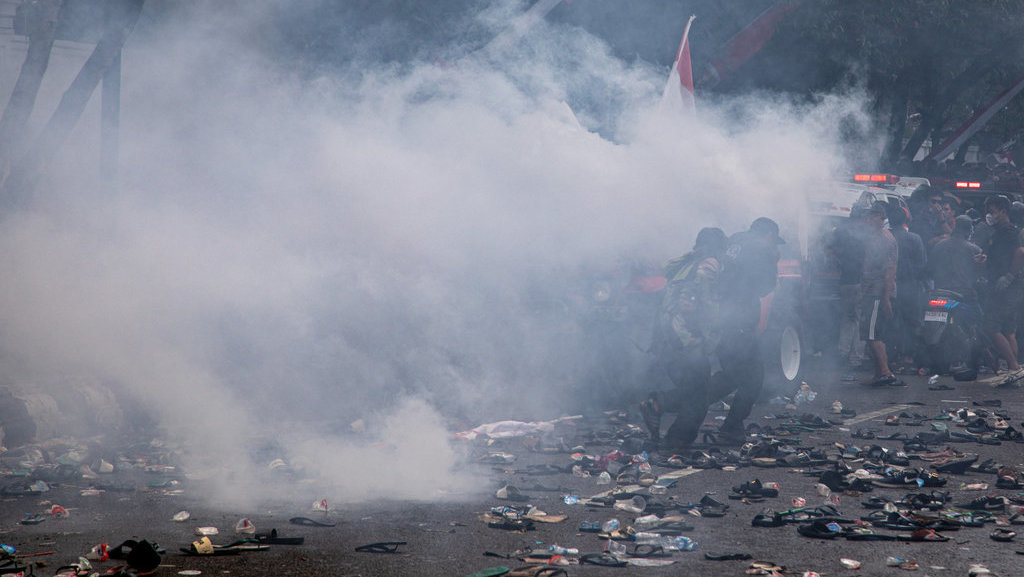Aksi unjuk rasa di Kabupaten Pati berakhir ricuh
