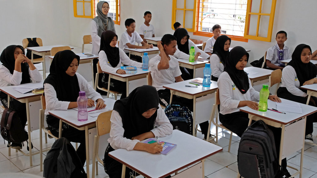 ilustrasi siswa. ANTARA FOTO/Anis Efizudin/tom. Rencana penyaluran 15 ribu laptop untuk siswa sekolah rakyat