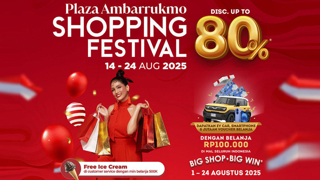 Ilustrasi Indonesia Shopping Festival Mall Jogja