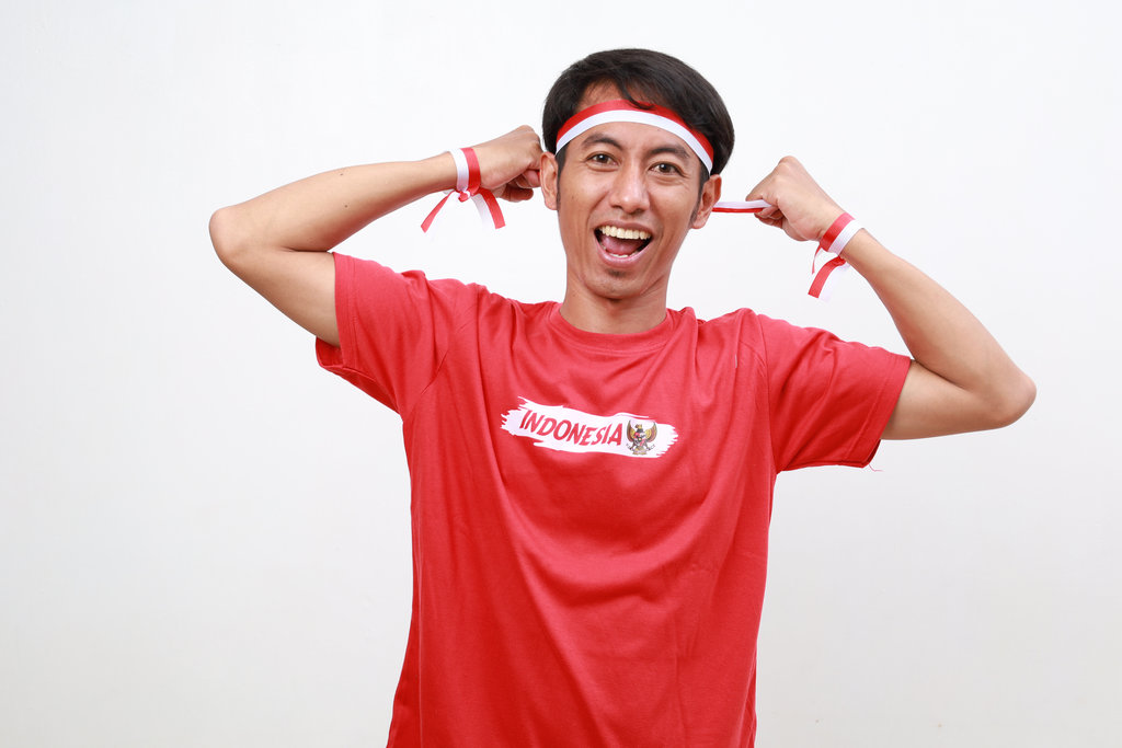 Ilustrasi Outfit Merah Putih