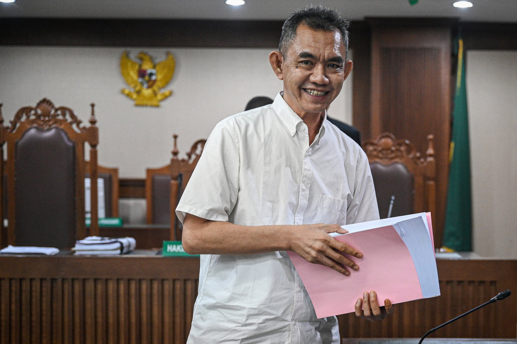 Sidang tuntutan dugaan korupsi pengadaan gerobak di Kemendag