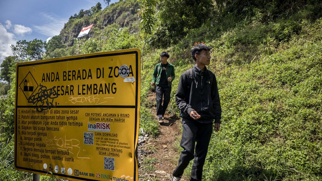 Peningkatan aktivitas kegempaan di Sesar Lembang