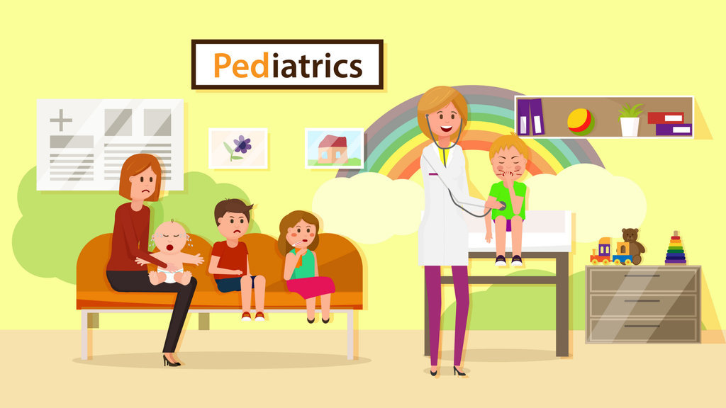 Ilustrasi pemeriksaan oleh dokter anak. FOTO/iStockphoto Anak Sakit Cacingan