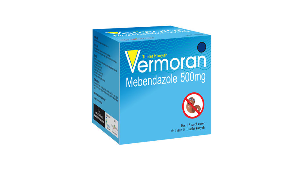Obat Cacing Vermoran. (FOTO/pharos.co.id) Obat Cacing Vermoran