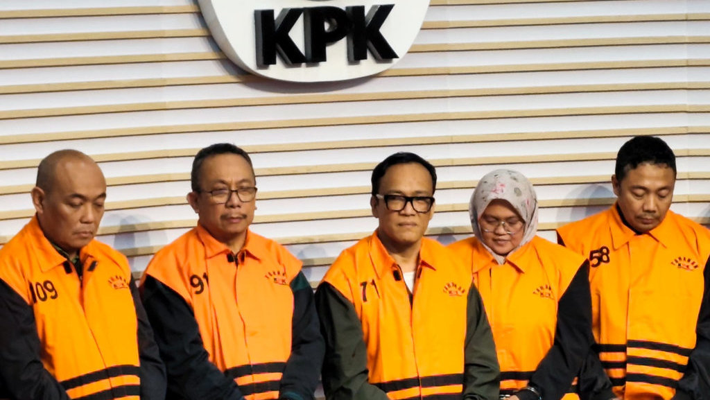 Wamenaker Immanuel Ebenezer Ditetapkan jadi tersangka oleh KPK. Tirto.id/Auliya Umayna Wamenaker Immanuel Ebenezer Ditetapkan Jadi Tersangka