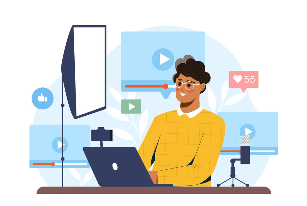 ilustrasi kreator konten. FOTO/iStockphoto ilustrasi kreator konten