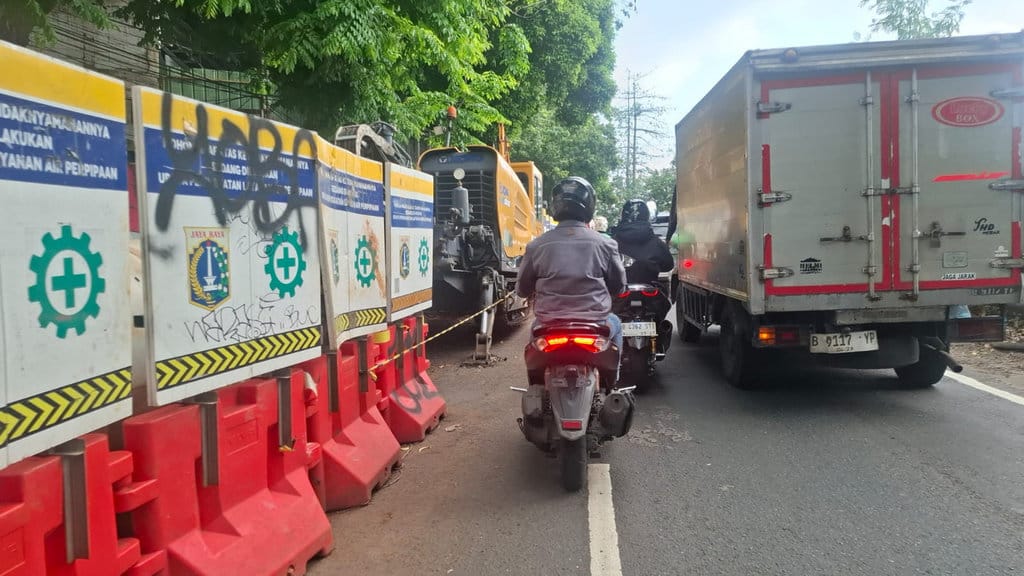 Kemacetan di Jalan TB Simatupang