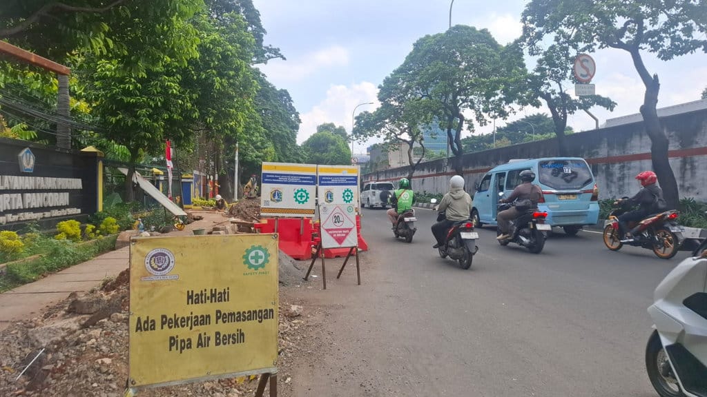 Kemacetan di Jalan TB Simatupang