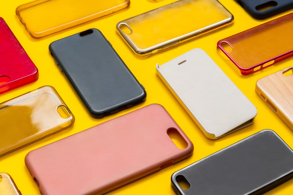 Ilustrasi casing HP Iphone. foto/istockphoto Ilustrasi casing HP Iphone