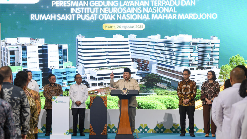 Presiden Prabowo Subianto resmikan gedung baru RSPON