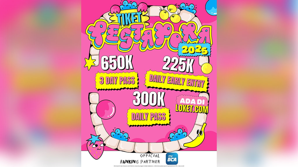 Poster Penukaran Tiket Pestapora 2025