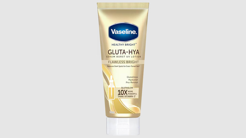 .Vaseline Healthy Bright Gluta-Hya Serum Burst UV Lotion Flawless Bright. foto/Vaselin .Vaseline Healthy Bright Gluta Hya