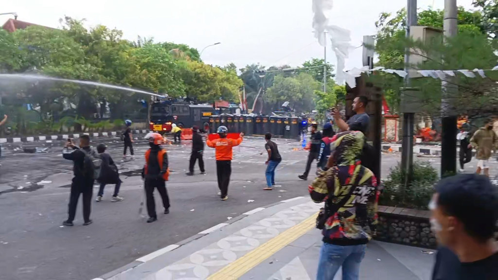 Aksi Solidaritas Driver Ojol di Solo