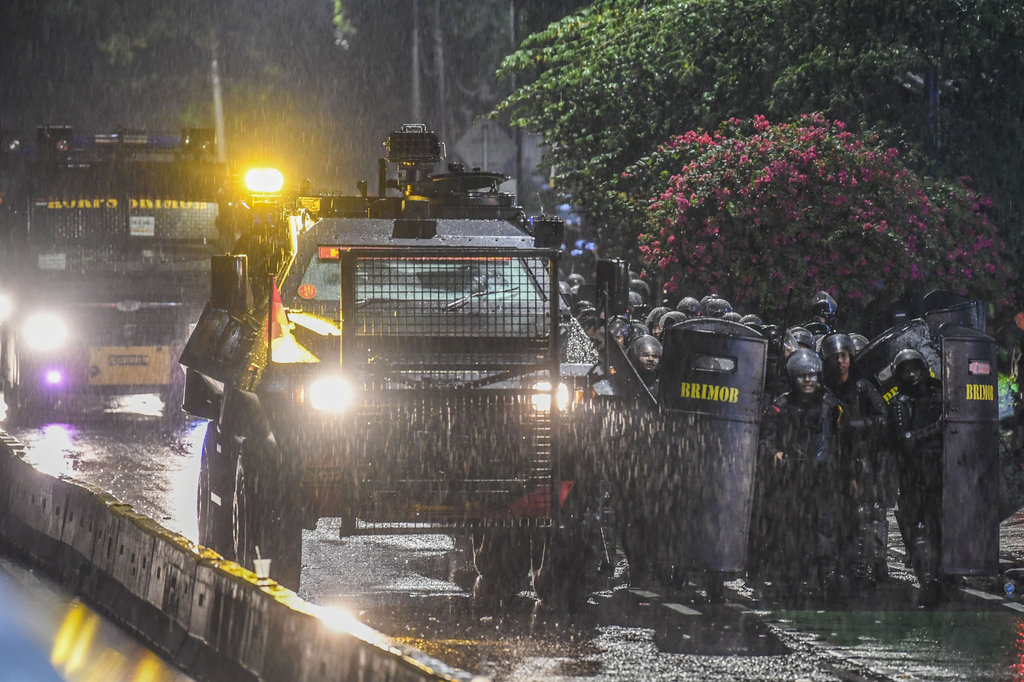 Aksi unjuk rasa di Kwitang