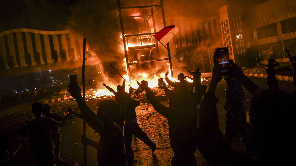 Aksi unjuk rasa di Kwitang