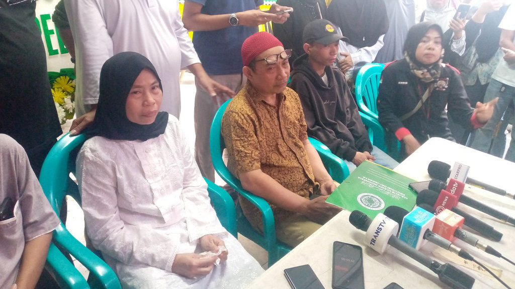 Konpers Keluarga Affan di Posko Rumah Duka