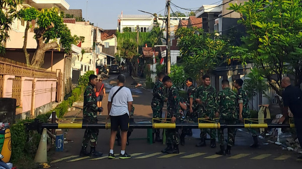 Rumah Sri Mulyani Dijaga TNI