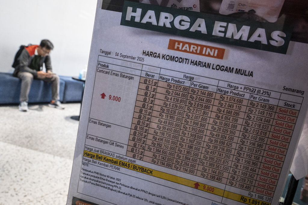 Harga Emas Turun Lagi Hari Ini Jadi Rp2.805.000 Per Gram