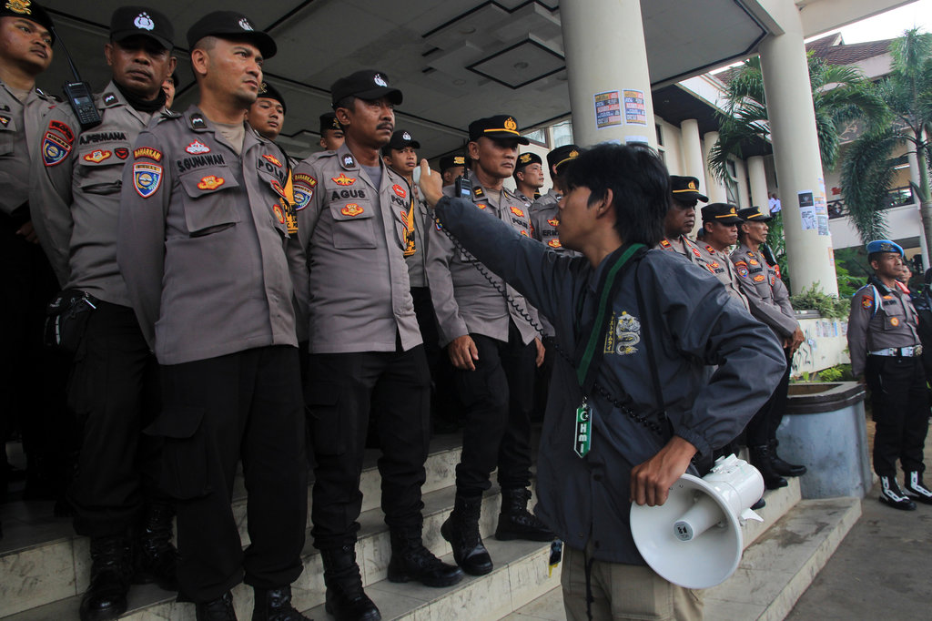 Unjuk rasa Aliansi Mahasiswa Kalbar