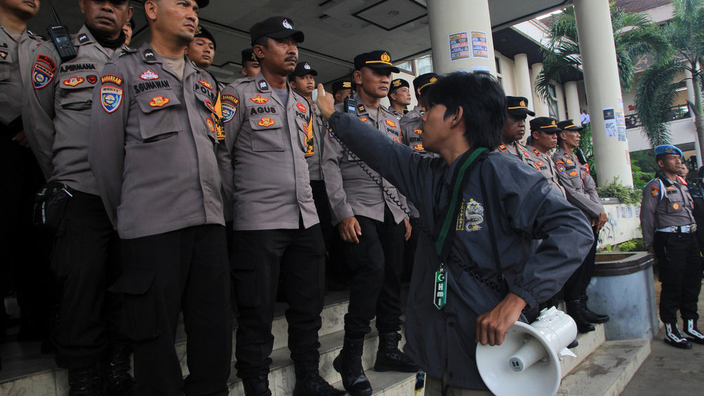Unjuk rasa Aliansi Mahasiswa Kalbar