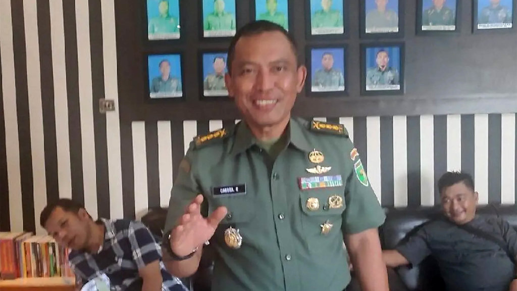 Kapendam XVII Cendrawasih Kol Inf Candra Kurniawan. ANTARA/Evarukdijati Candra Kurniawan