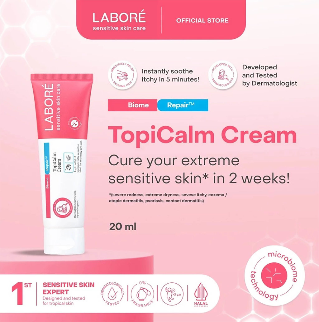 LABORE Sensitive Skin Care BiomeRepair TopiCalm Cream