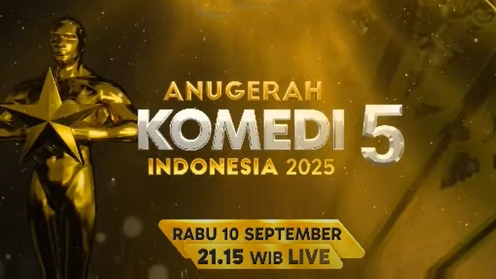 Anugerah Komedi 5 Indonesia 2025. instagram/Officiall RCTI Anugerah Komedi 5 Indonesia 2025