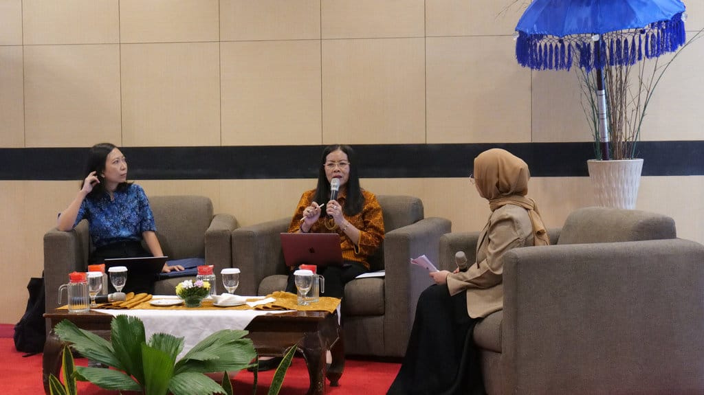 Media Talks: Masa Depan Jurnalisme di Era AI yang diselenggarakan oleh Komdigi dan Dewan Pers di Aston Denpasar, Bali, pada 9 September 2025 (tirto.id/Nadhi) Media Talks Masa Depan Jurnalisme