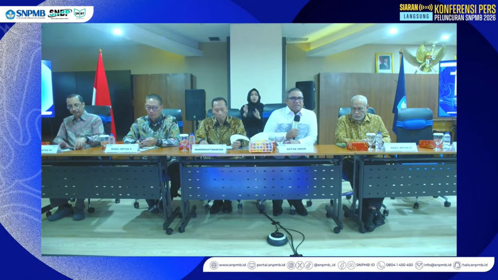 Konferensi Pers Pelaksanaan SNPMB 2026