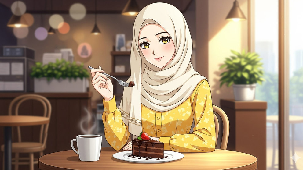 Hasil generator AI, Gemini AI Foto Anime. FOTO/Gemini AI Prompt Gemini AI Foto Anime