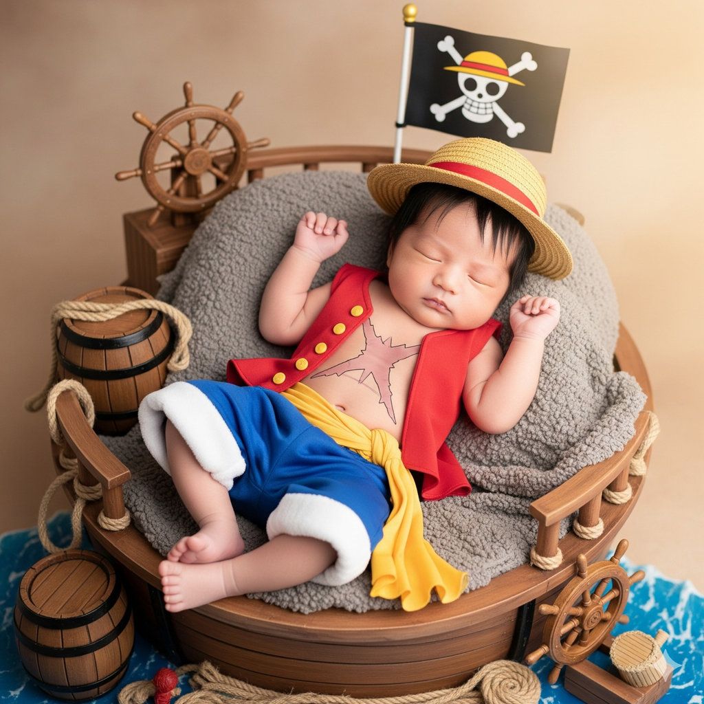 Hasil Generator AI, Gemini AI Foto Studio Bayi. FOTO/Gemini AI Prompt AI Foto Studio Bayi