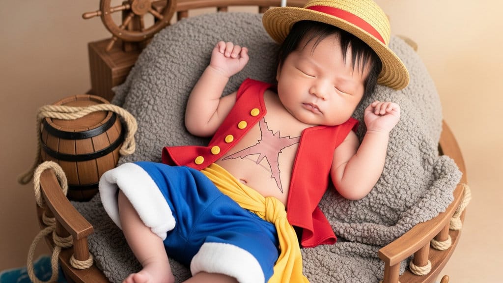 Hasil Generaor AI, Gemini AI Foto Studio Bayi. FOTO/Gemini AI Prompt AI Foto Studio Bayi