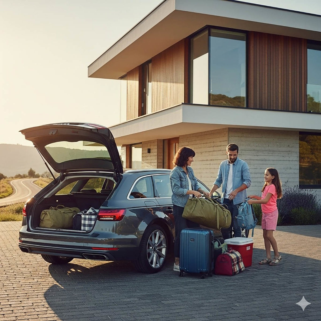 Prompt ai foto di mobil depan rumah. foto/Google Gemini AI Prompt ai foto mobil depan rumah