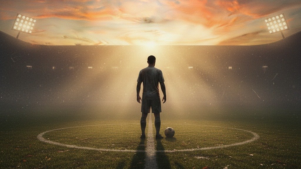 Prompt AI Gemini Poster Sepak Bola. foto/Gemini AI Prompt AI Gemini Poster Sepak Bola