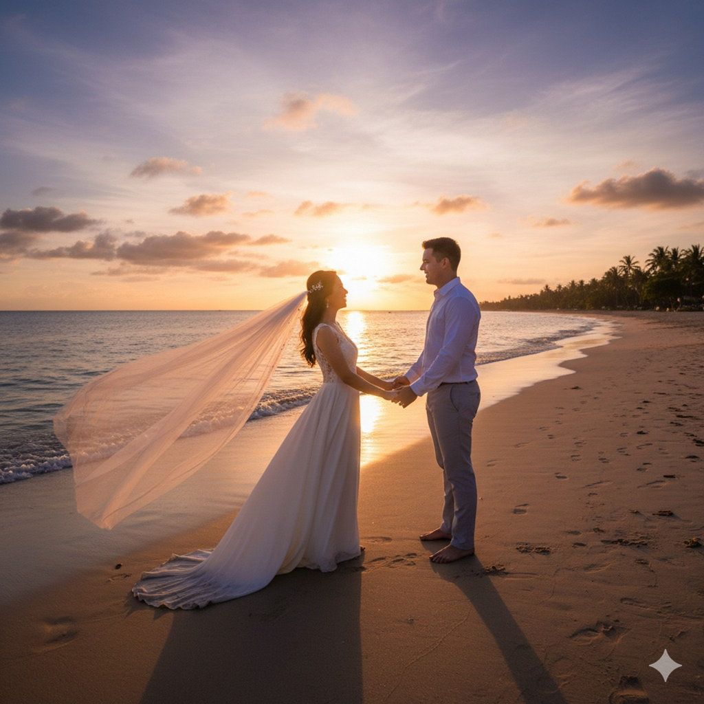 Prompt Gemini AI Foto Prewedding di Alam