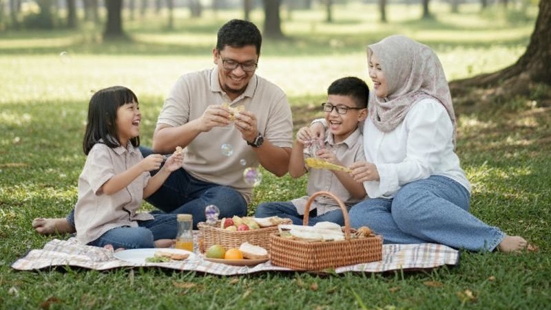 Promt AI Foto Keluarga 4 Orang. foto/Gemini AI Promt AI Foto Keluarga 4 Orang