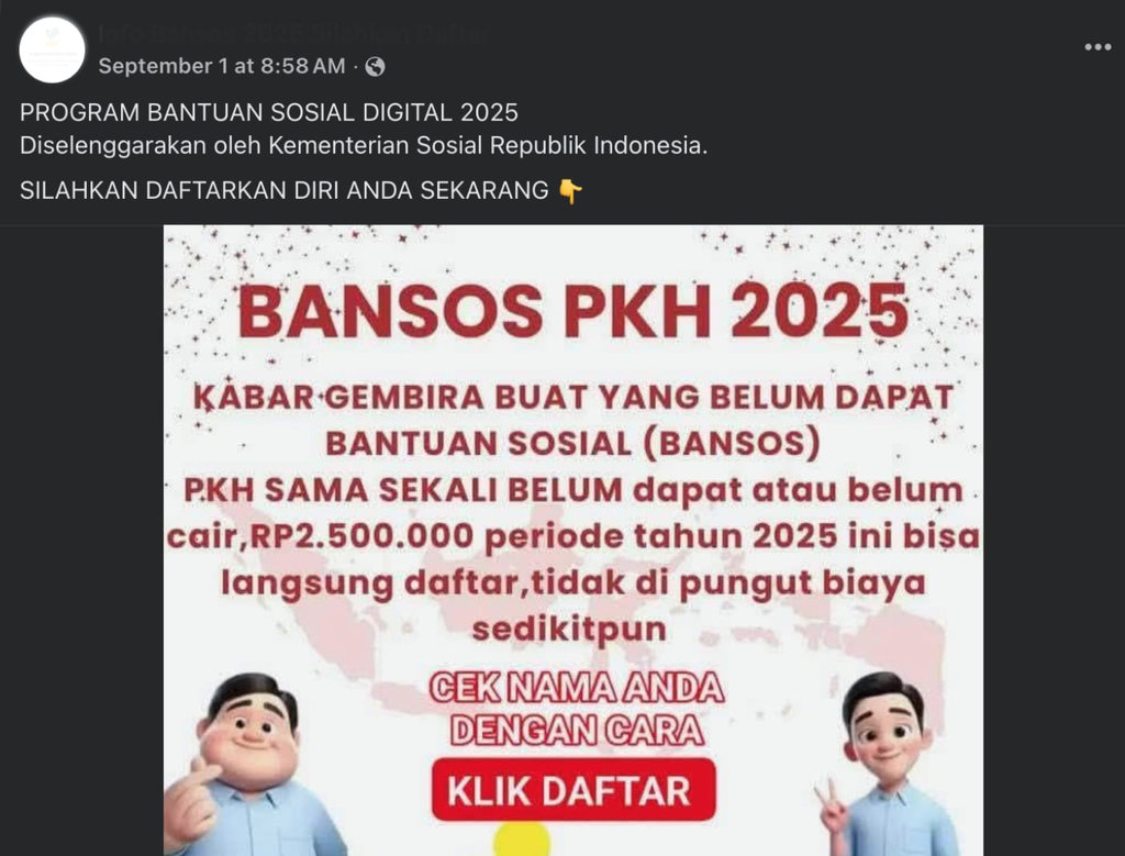 Periksa Fakta Hoaks Bansos PKH. Periksa Fakta Hoaks Bansos PKH