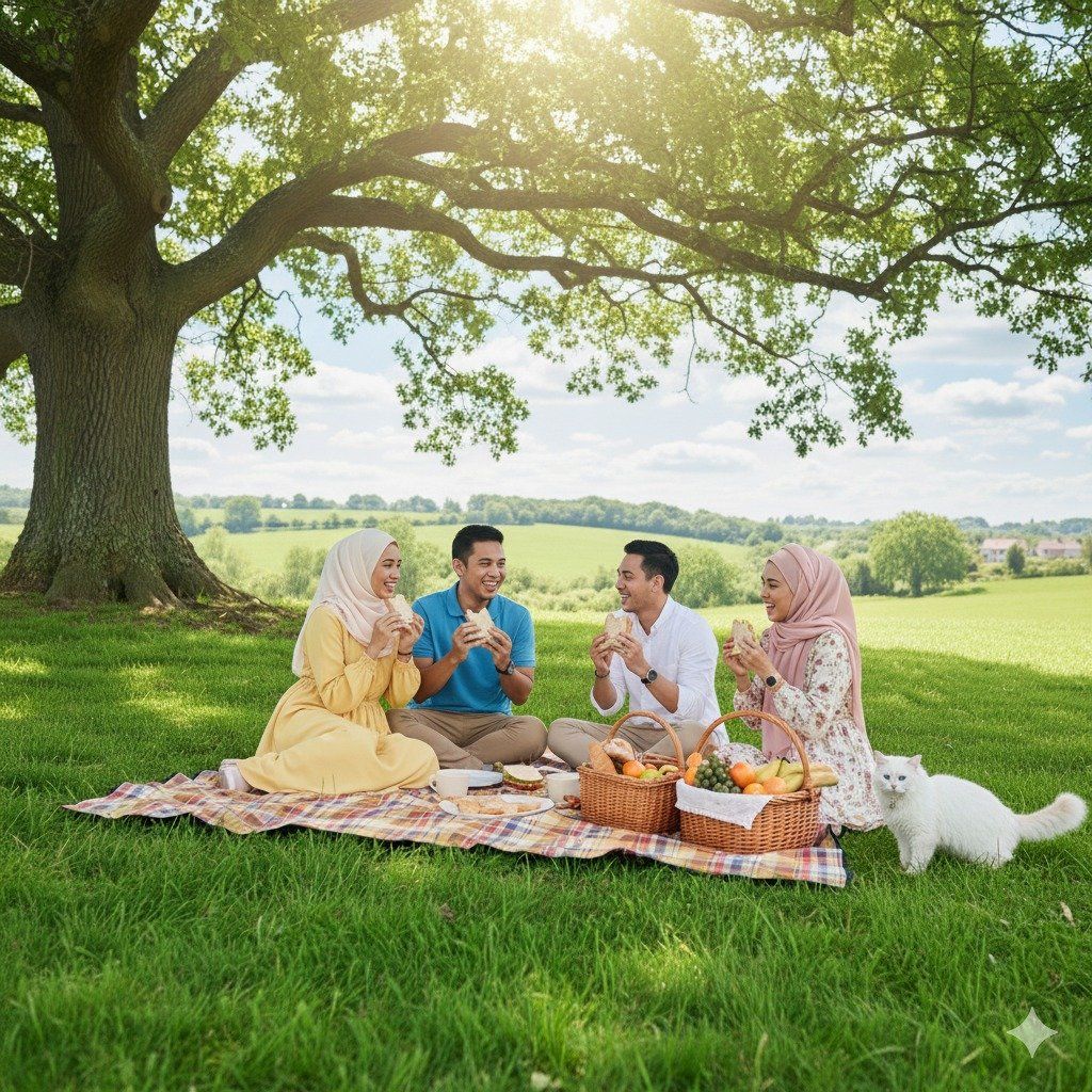 Prompt AI Gemini Foto Piknik. foto/Gemini AI Prompt AI Gemini Foto Piknik